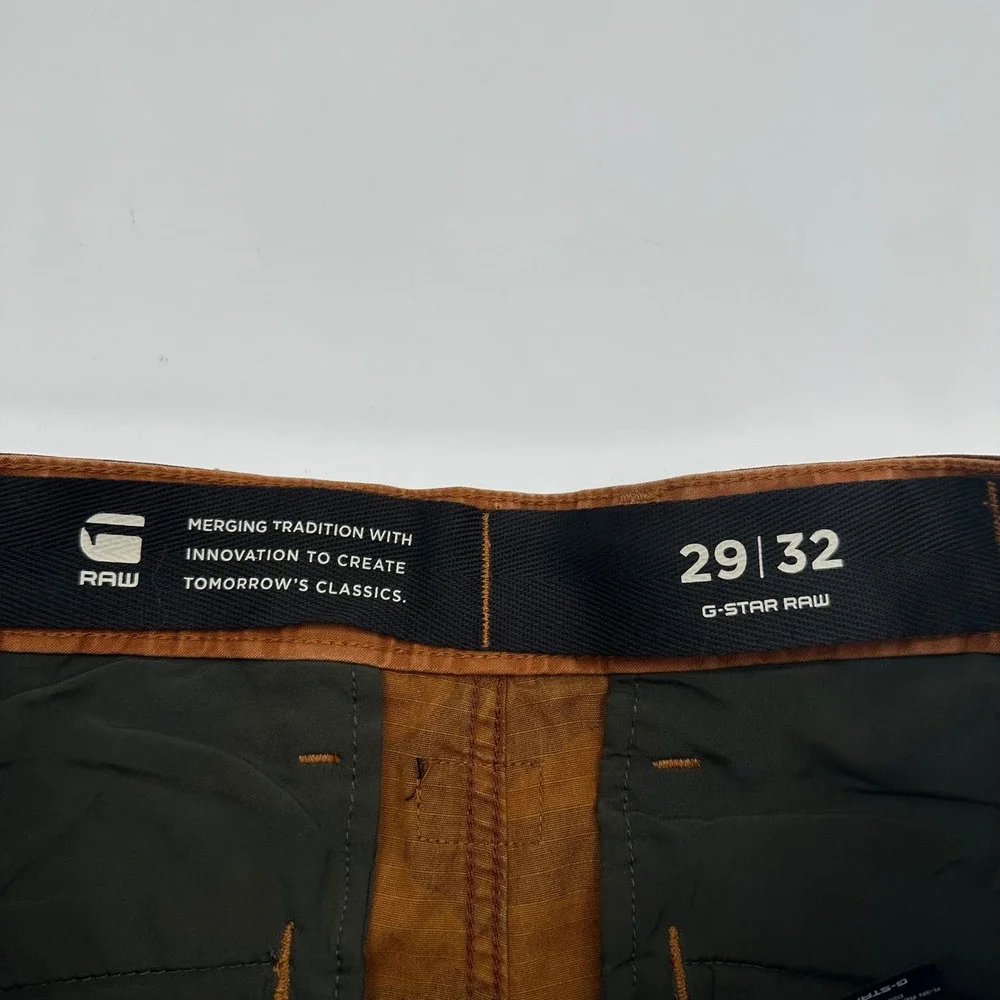 G-Star Raw R-3N Regular Straight Cargo Pants Rodeo Island Camo Ripstop 29x32 NEW